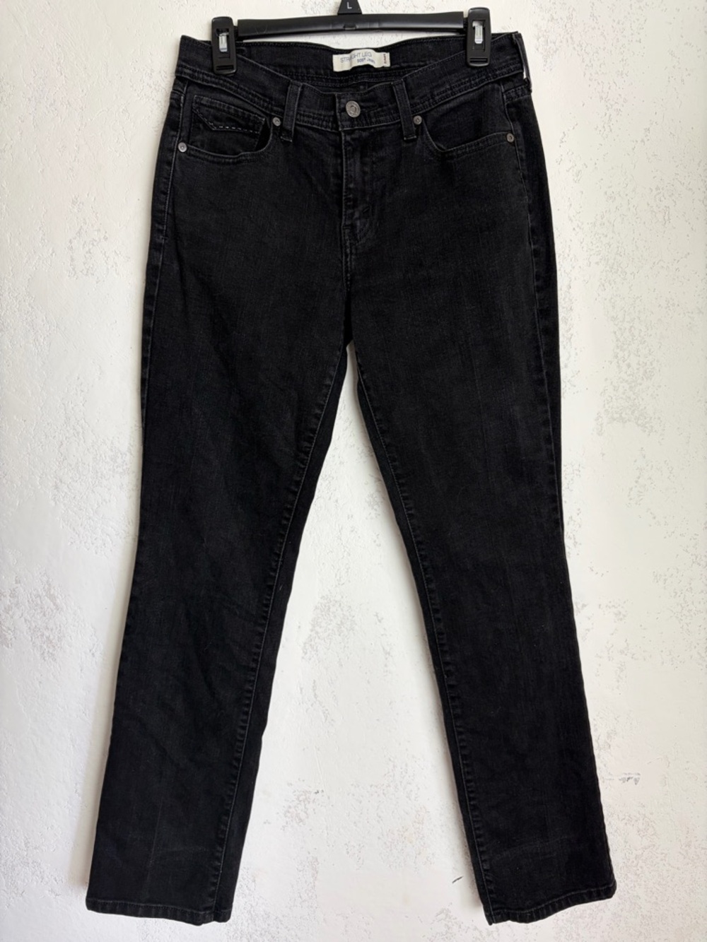 Levi's Black Straight Leg Women's Jeans
